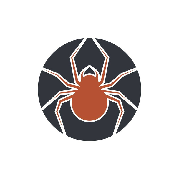 logotipo de ilustração de aranha
  - Vetor, Imagem