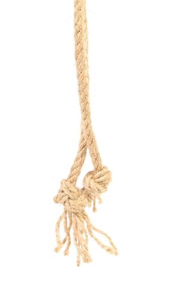 Knot on ropes. - Фото, изображение