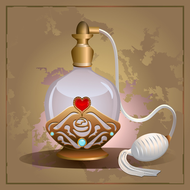 Flacon coeur parfum
 - Vecteur, image