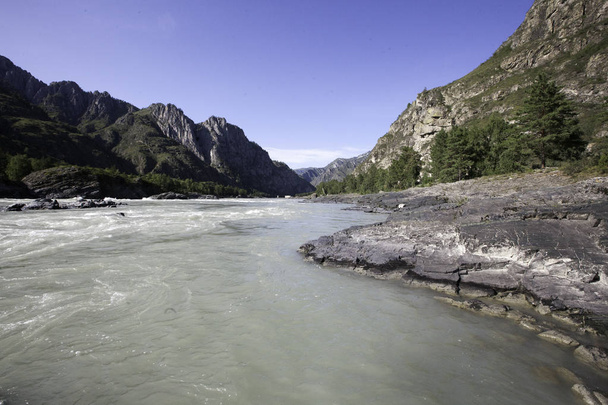 Mountains and mountain river - Photo, Image
