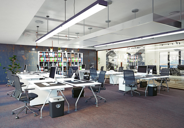 Современный интерьер офиса, - Фото, изображение