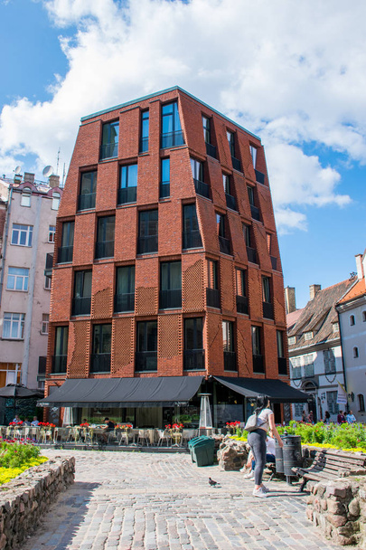 sightseeing of Riga city architecture, Latvia  - 写真・画像