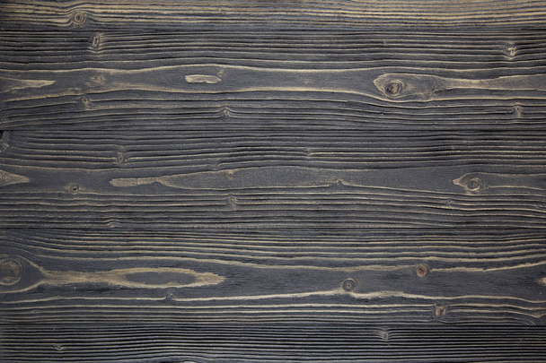 Grunge wood table background. Sunface wooden plank black texture - Фото, зображення