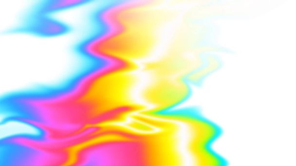 Fondo holográfico iridiscente abstracto, gradiente de malla vectorial - Vector, Imagen
