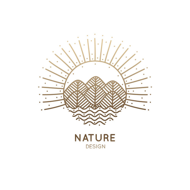 Logotipo natureza padrão
 - Vetor, Imagem