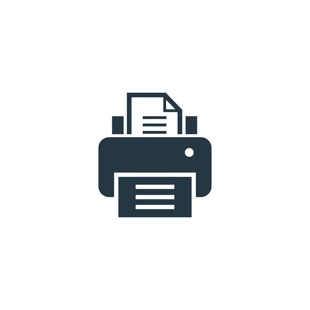 Printer icon. Simple element illustration for web and mobile - Vector, Image