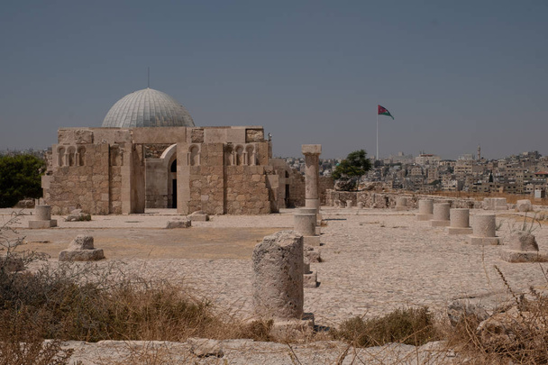 Ruïnes in Amman cìtadel - Foto, afbeelding