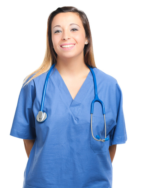 Portrait of a smiling nurse - Fotó, kép