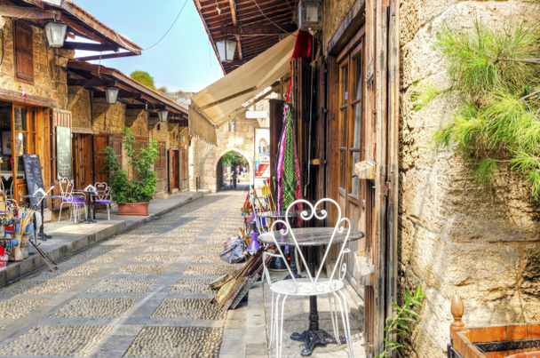 Pedestrian souk, Byblos, Lebanon - Photo, Image