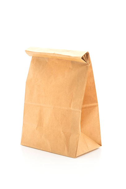 paper bag on white background - Foto, afbeelding