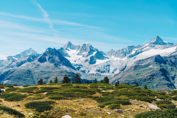 Alps Mountains in Zermatt, Switzerland - Фото, изображение