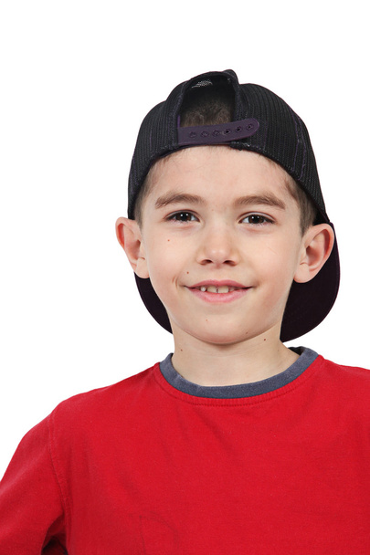 Photo of adorable young boy with hat - Fotó, kép