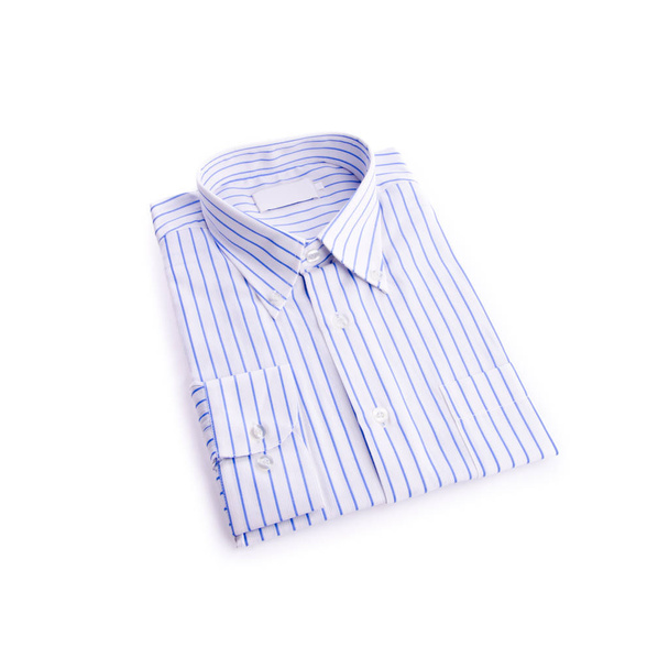 shirt or isolated folded fashionable men shirt new. - Foto, immagini