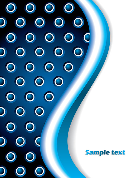 Dots faded by wave - Vector, imagen