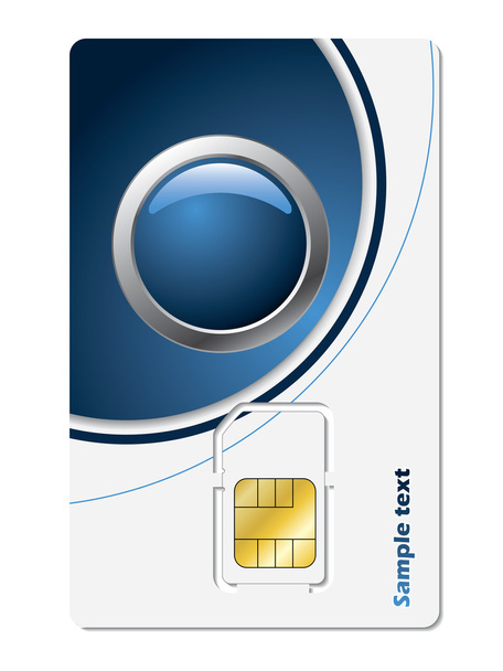 karty SIM z streszczenie - Wektor, obraz