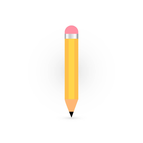 pencil school supply isolated icon - Vector, Image