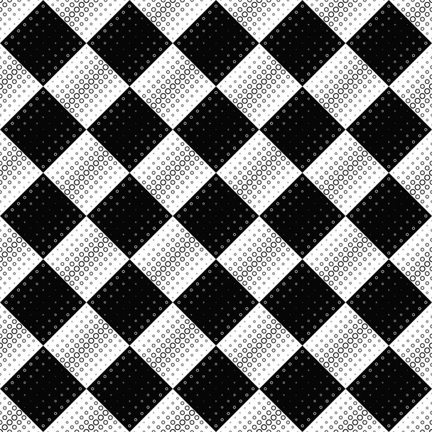 Diseño geométrico monocromo abstracto círculo patrón fondo
 - Vector, Imagen