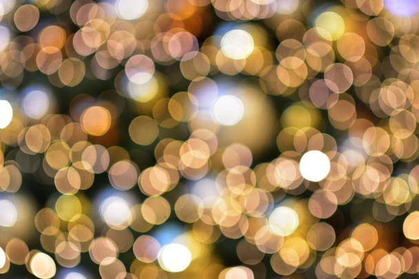 Christmas bokeh light abstract holiday background - Photo, image