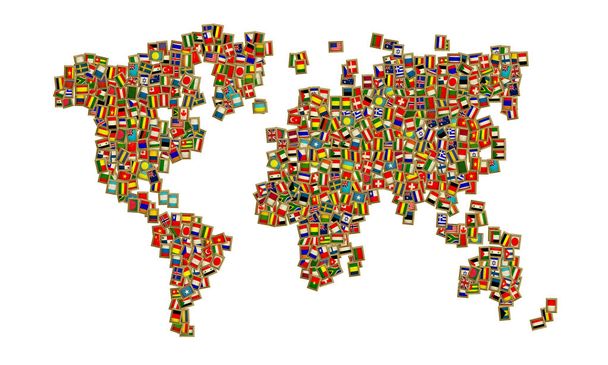 vlajka celého světa - Fotografie, Obrázek