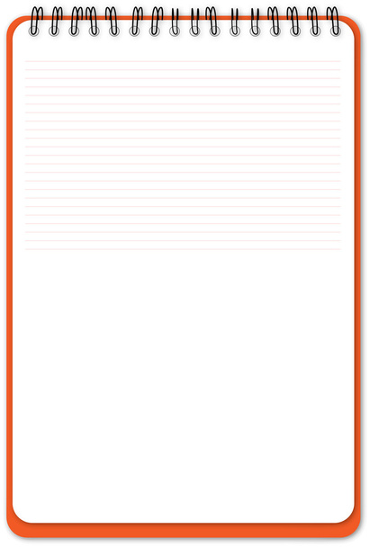 Lined notebook - Vector, Image