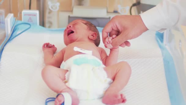 Newborn In Resuscitation Place - Footage, Video