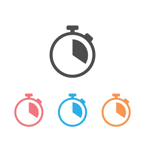 Icona del tempo. Set di icone dell'orologio. Vettore
 - Vettoriali, immagini
