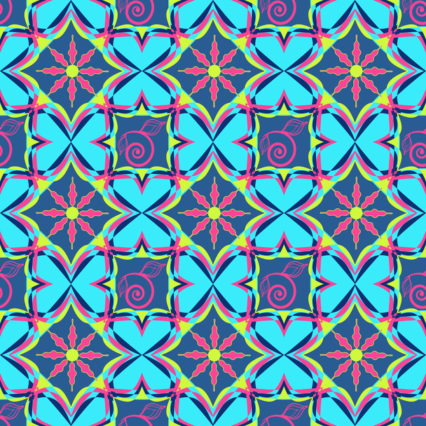 padrão sem emenda vetor abstrato com formas geométricas - Vetor, Imagem