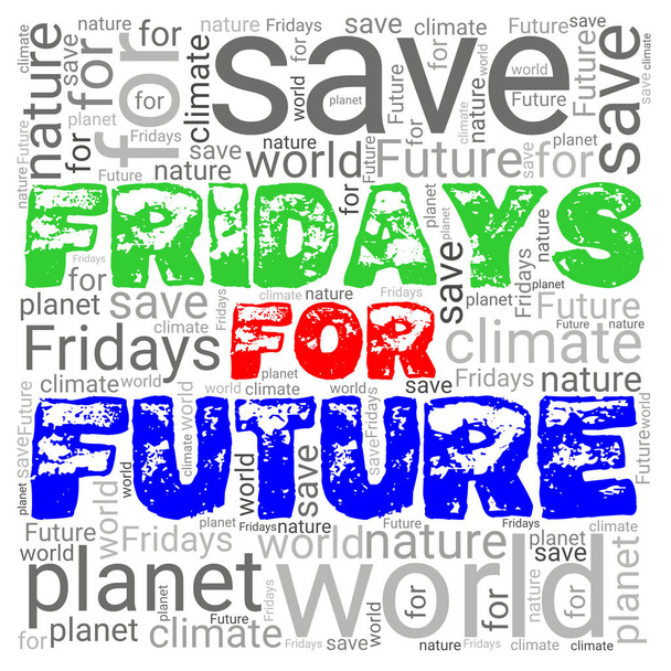 Word Cloud: Fridays for Future - Photo, Image