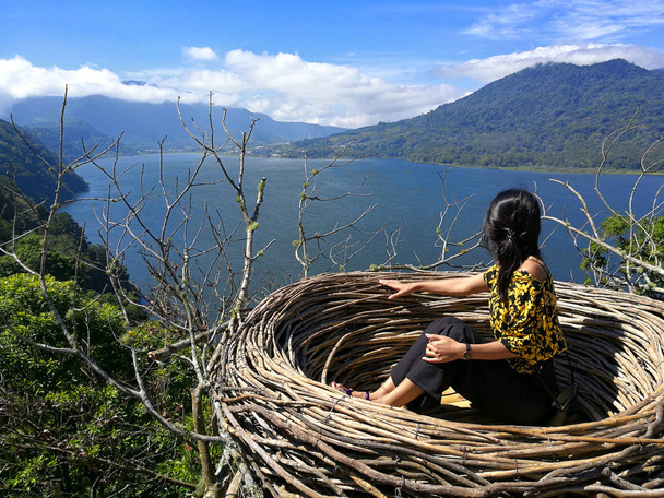 Vista panoramica sulle colline nascoste di Wanagiri a Bali
 - Foto, immagini