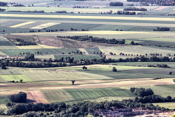 Widok z góry Sleza w pobliżu Wrocławia-Polska - Zdjęcie, obraz