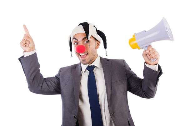 Homme d'affaires clown
 - Photo, image