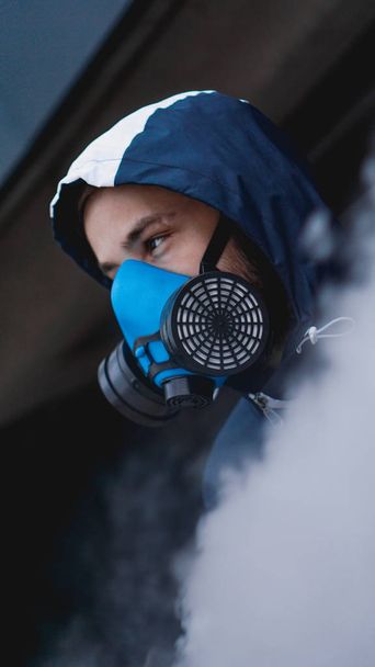 Protection respirator half mask for toxic gas - Foto, afbeelding