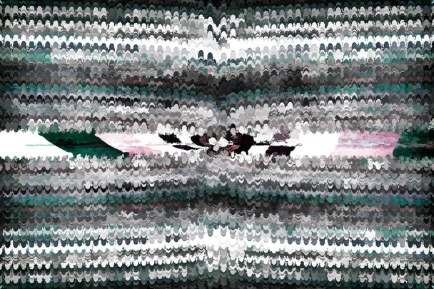 Imagem fractal: desenho abstrato fantasia, fundo preto. - Foto, Imagem