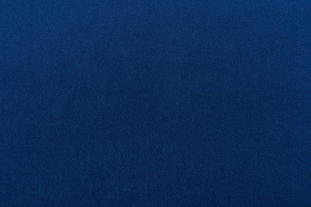Navy blue dark fabric texture background top view banner.  - Photo, Image