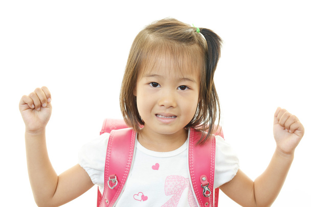 Portrait of an Asian schoolgirl - Fotoğraf, Görsel
