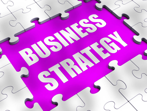 Bedrijfsstrategie of Stratagem is belangrijk voor bedrijfsgroei - Foto, afbeelding