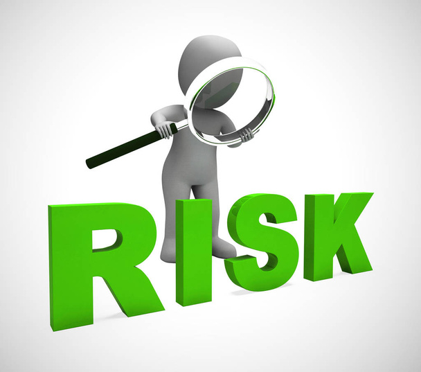 Risk management icon concept means mitigating against danger and - Photo, Image