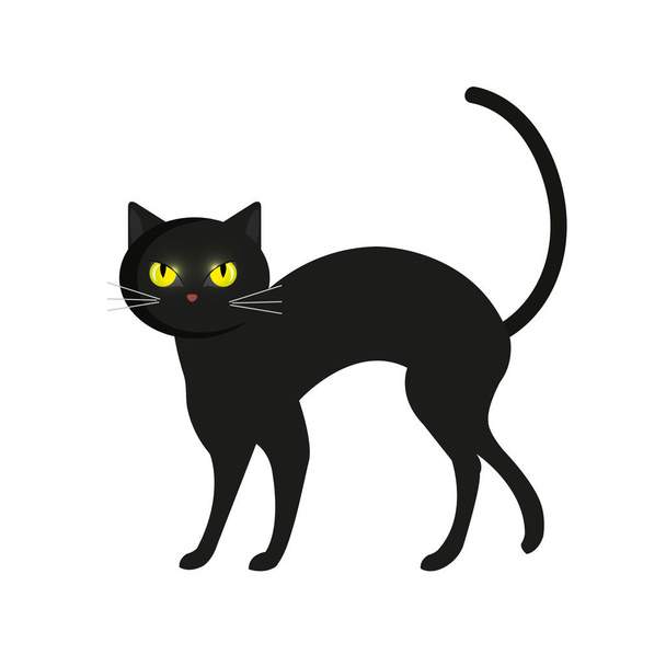 cadılar bayramı kedi kedi hayvan - Vektör, Görsel