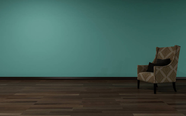 Realista Mockup de sala de estar Interior
 - Foto, Imagem