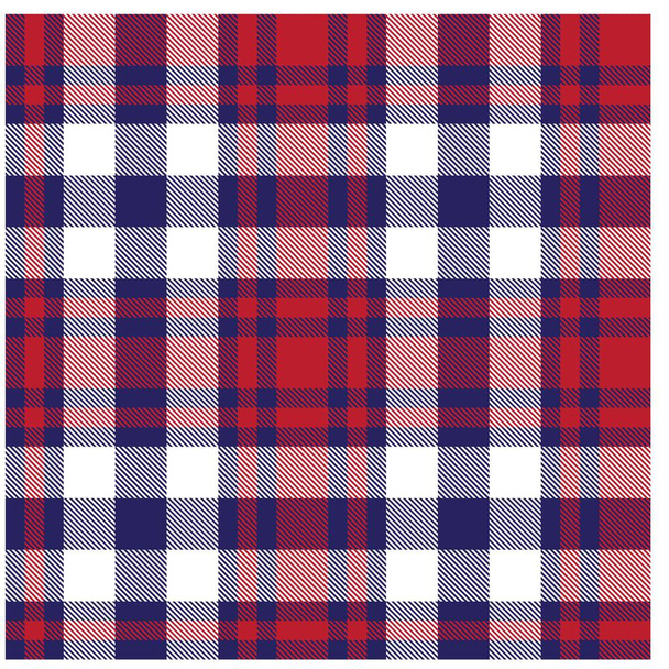 Colourful Classic Modern Plaid Tartan Seamless Print / Pattern in Vector - This is a classic plaid (checkered / tartan) pattern suitable for shirt printing, jacquard patterns, backgrounds for various mediums and websites
 - Вектор,изображение