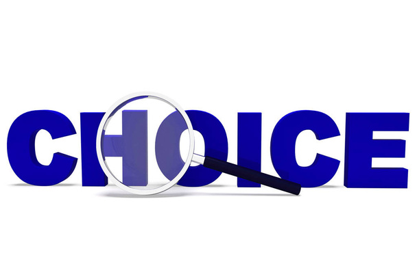 Choice concept icon means having options to decide preferences - - Photo, Image