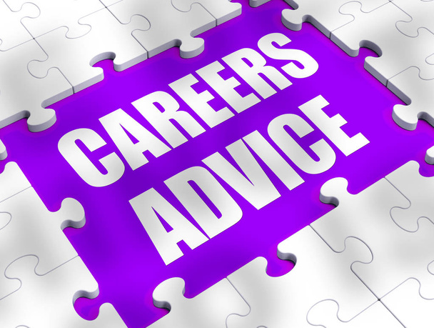 Συμβουλές σταδιοδρομίας και καθοδήγηση σχετικά με το επάγγελμα ή το επάγγελμα-3D επεξηγηματικά στους - Φωτογραφία, εικόνα