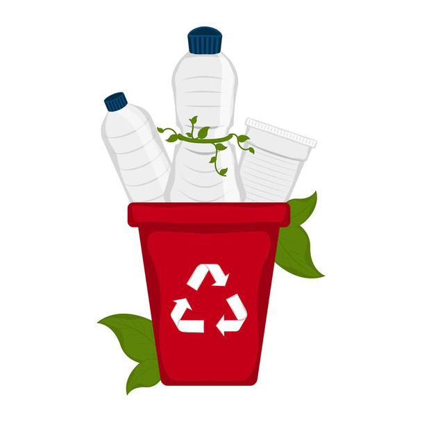 Recycling concept illustratie - Vector, afbeelding