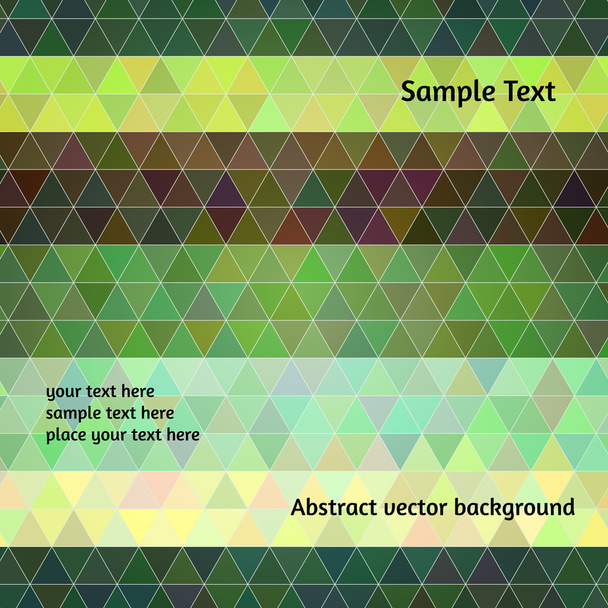 Abstract vector background. Stylized triangle flat design - Vector, imagen