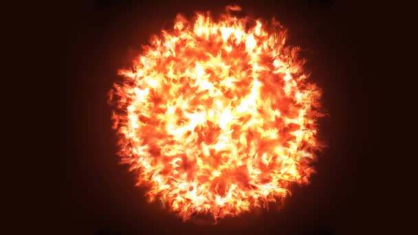 Sun fireball cinemagraph - Footage, Video