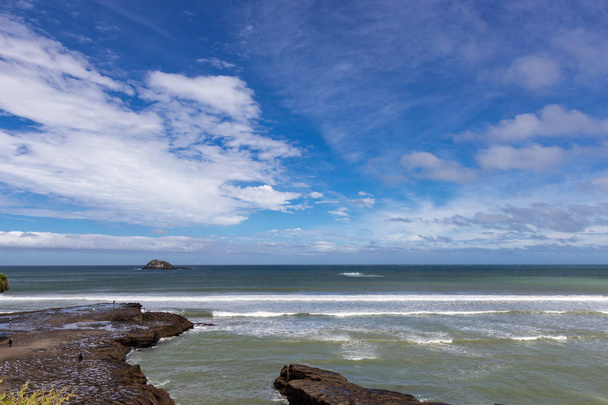 view of Muriwai beach, north island, new zealand - Foto, Imagen