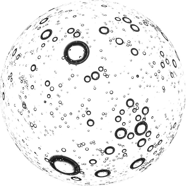 Spherical abstraction of a planet  - Φωτογραφία, εικόνα