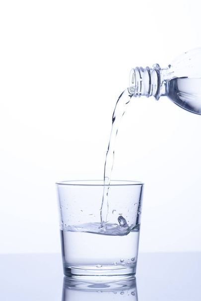 Pure water in a glass.  - Fotografie, Obrázek