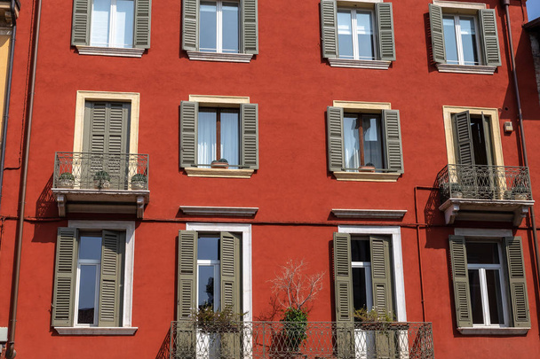 windows in the facades - Фото, изображение