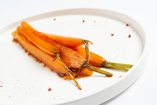 fermented carrot with balsamic sauce - Foto, imagen